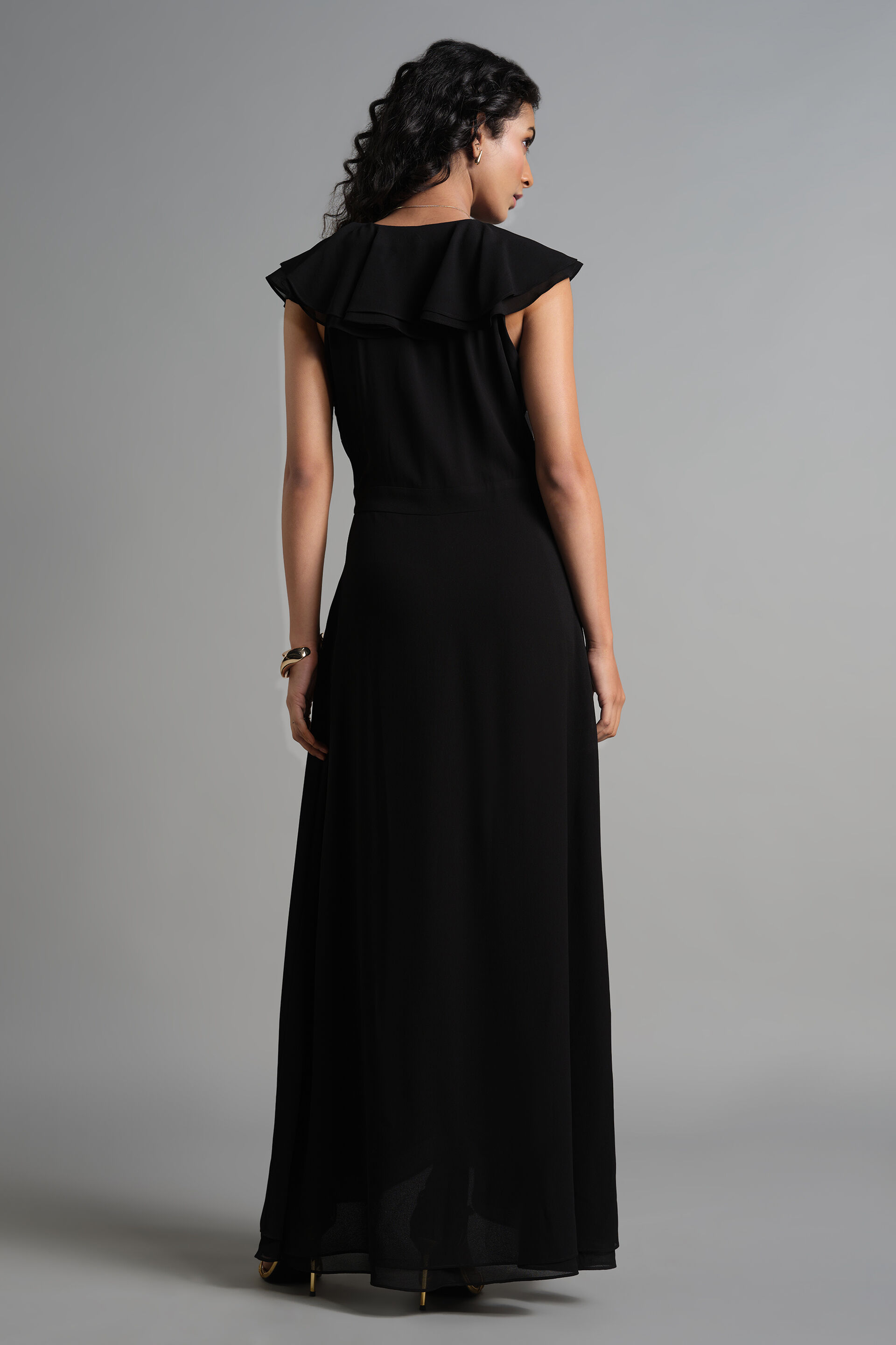 Evania Black Gown, Black, image 5